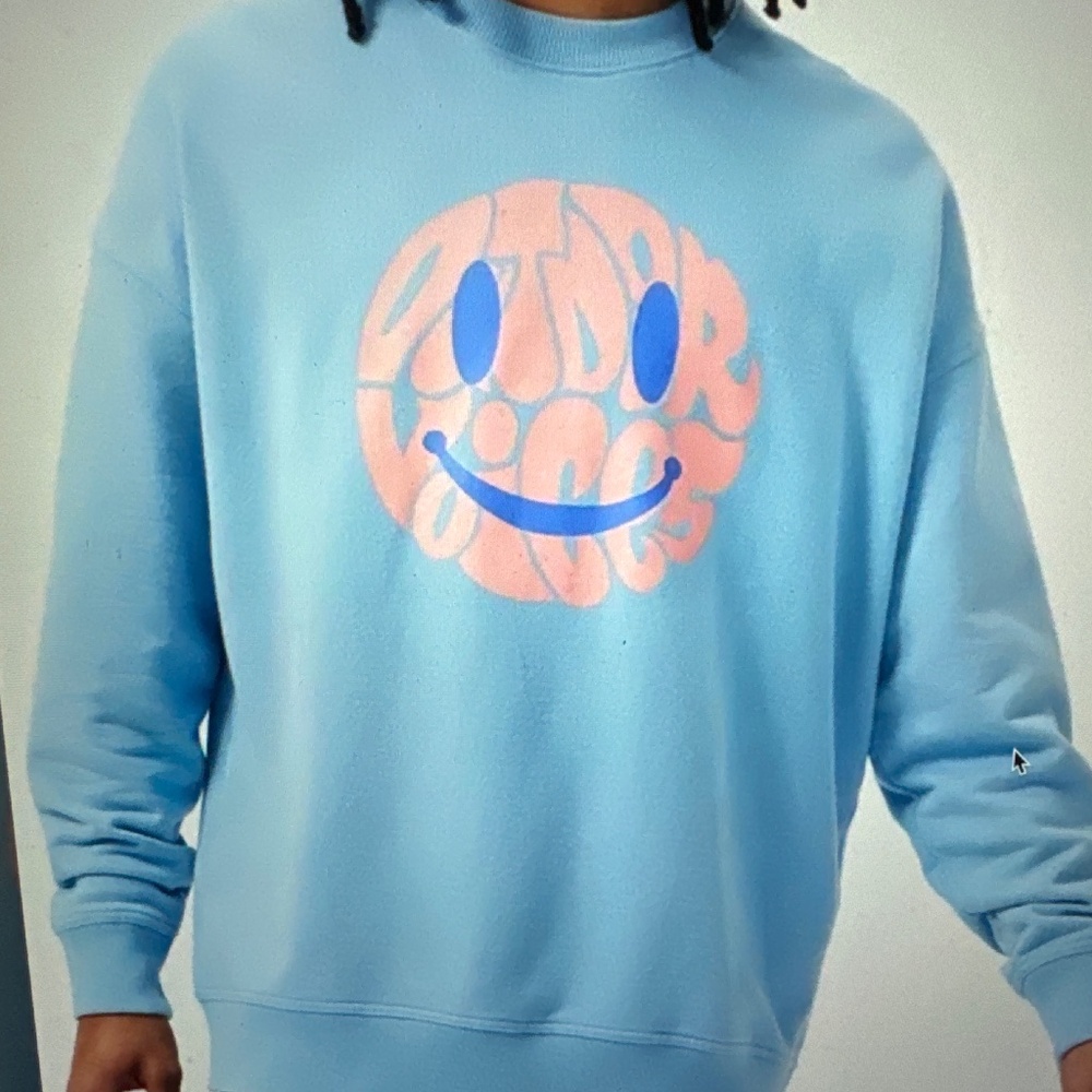 Outdoor Voices Smiley Sweatshirt